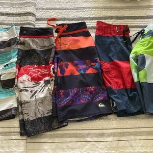 Hurley/O’Neill/Quiksilver swim trunk men’s Size 27 (5 pieces bundle.) $45